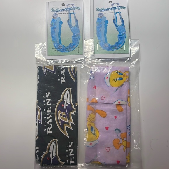 Stethoscope covers - ravens & tweety bird - brand new - Picture 1 of 3